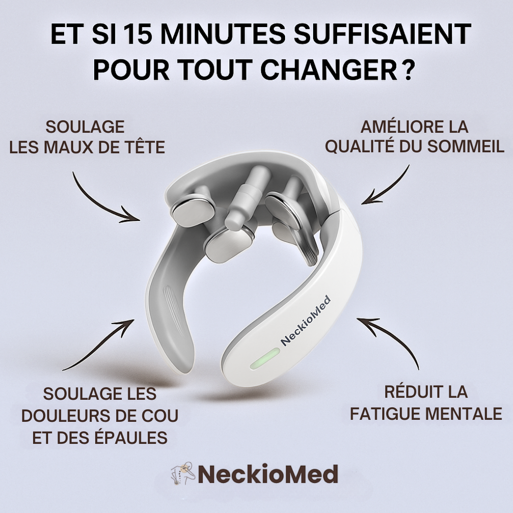 Masseur cervical NeckioMed- Soulagement des douleurs du cou et des épaules
