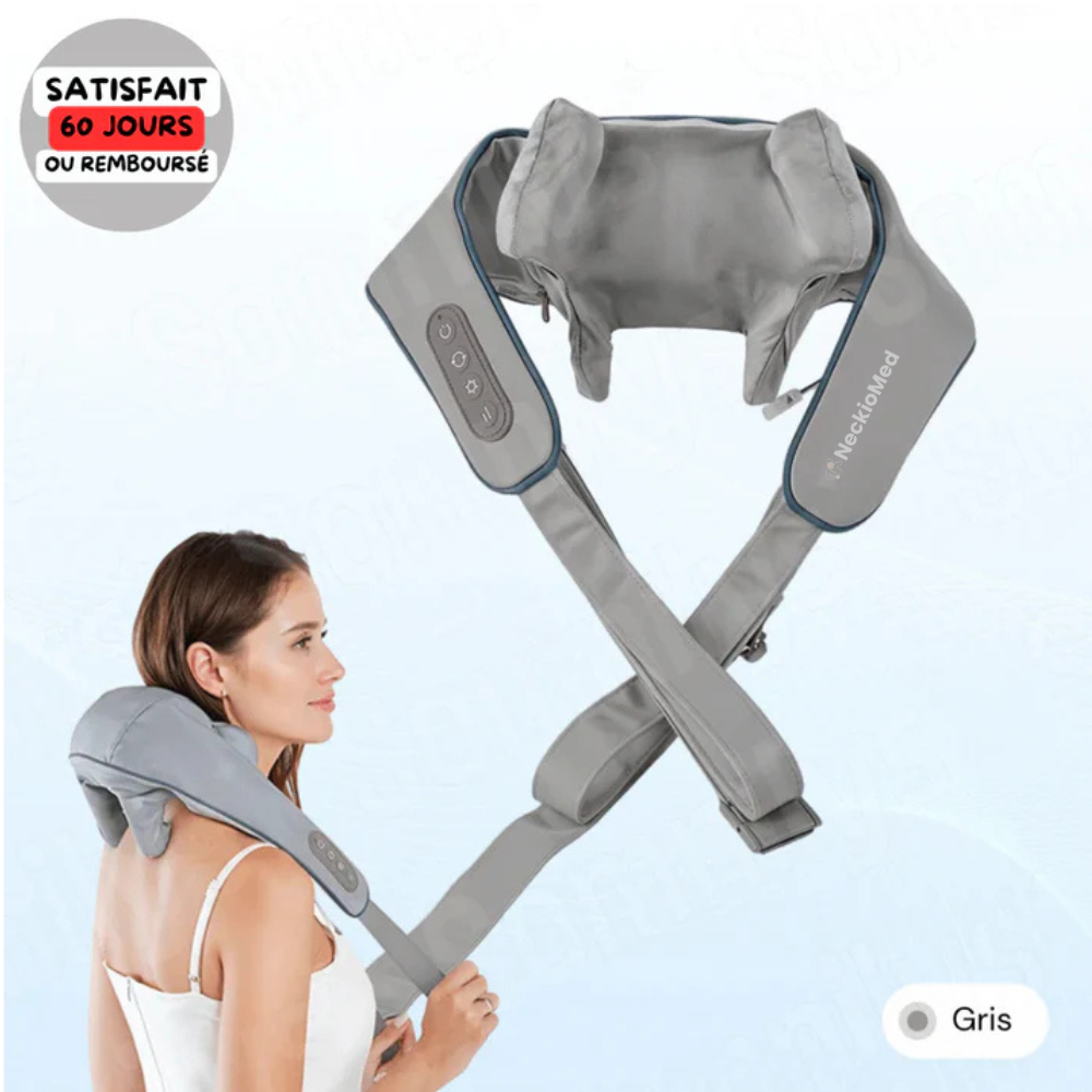 NeckioMed — Masseur cervical chauffant • Cou & épaules