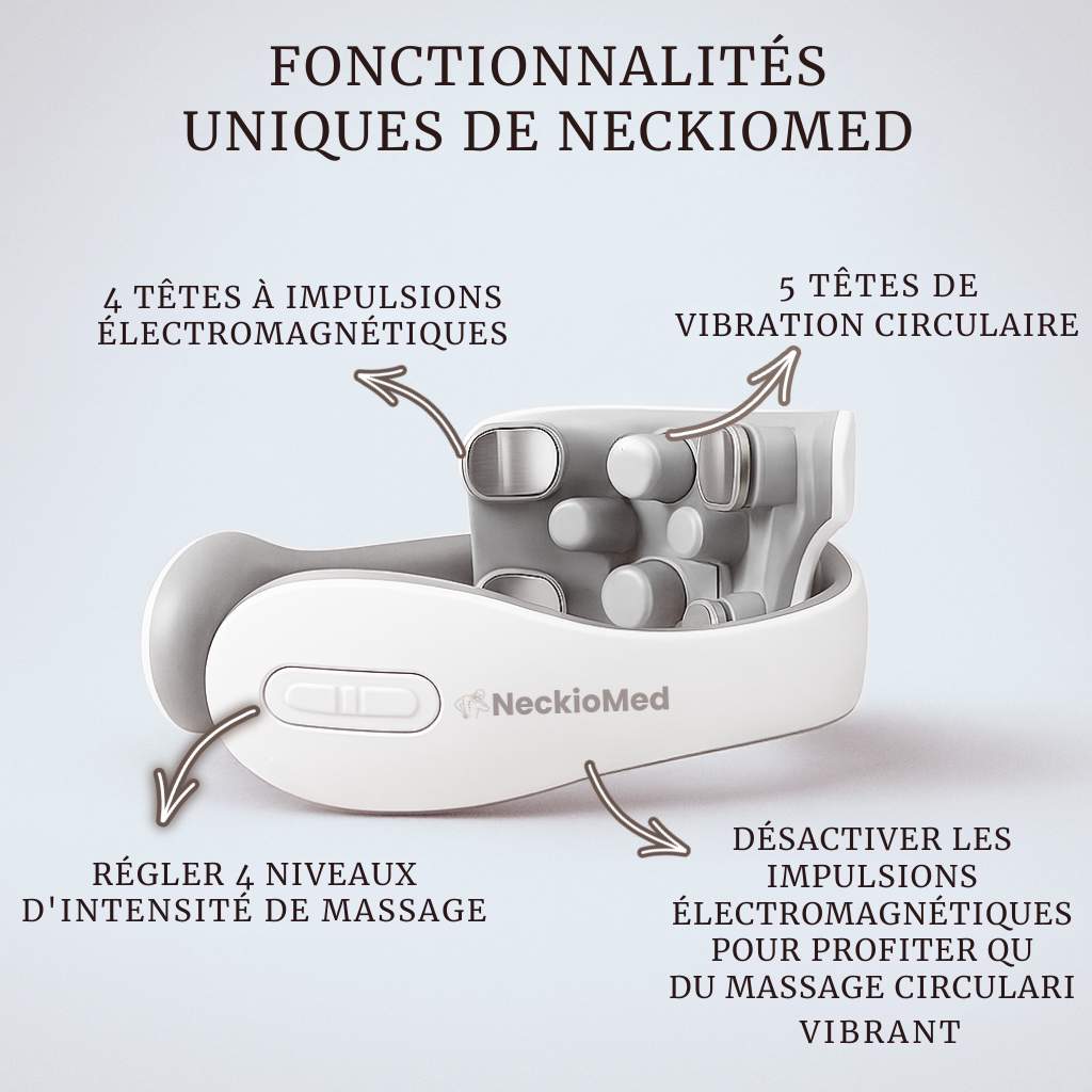 Masseur cervical NeckioMed- Soulagement des douleurs du cou et des épaules