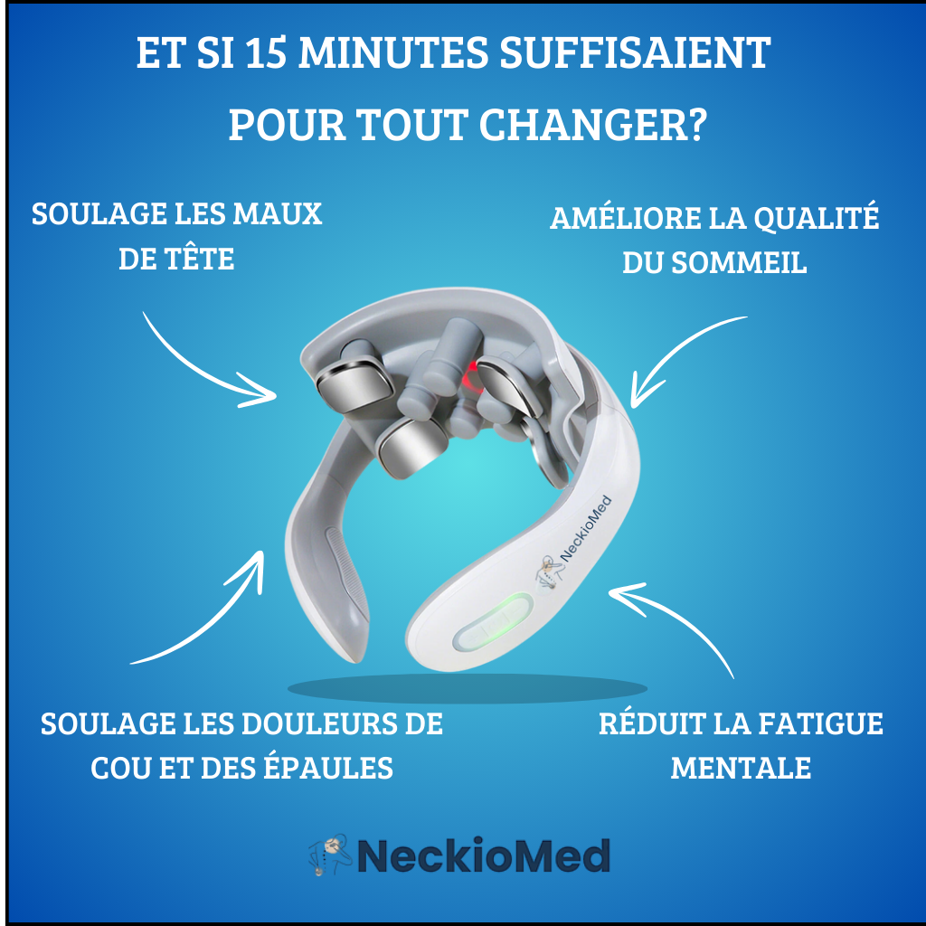 Masseur cervical NeckioMed- Soulagement des douleurs du cou et des épaules