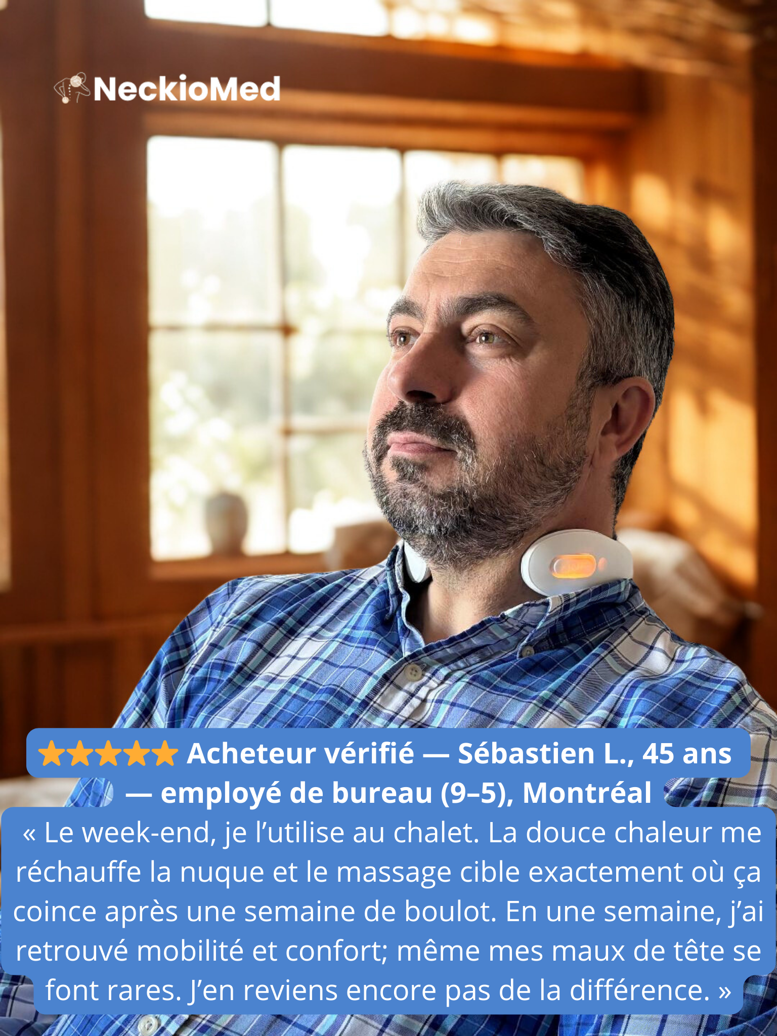 Masseur cervical NeckioMed- Soulagement des douleurs du cou et des épaules