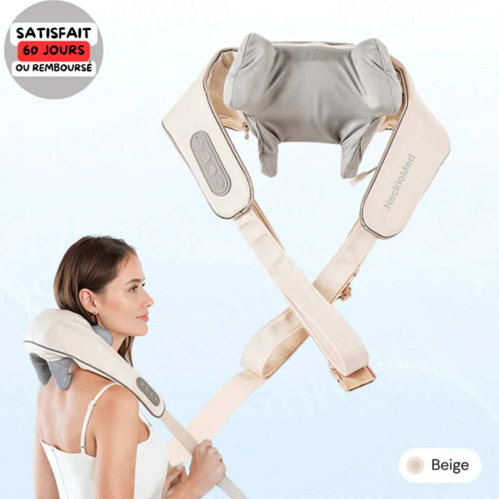 NeckioMed — Masseur cervical chauffant • Cou & épaules