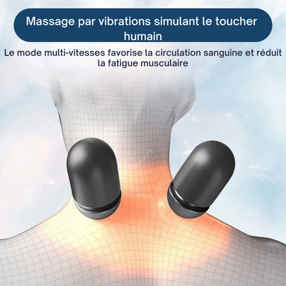 NeckioMed — Oreiller cervical chauffant à vibrations