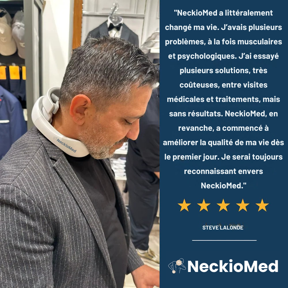 Masseur cervical NeckioMed- Soulagement des douleurs du cou et des épaules
