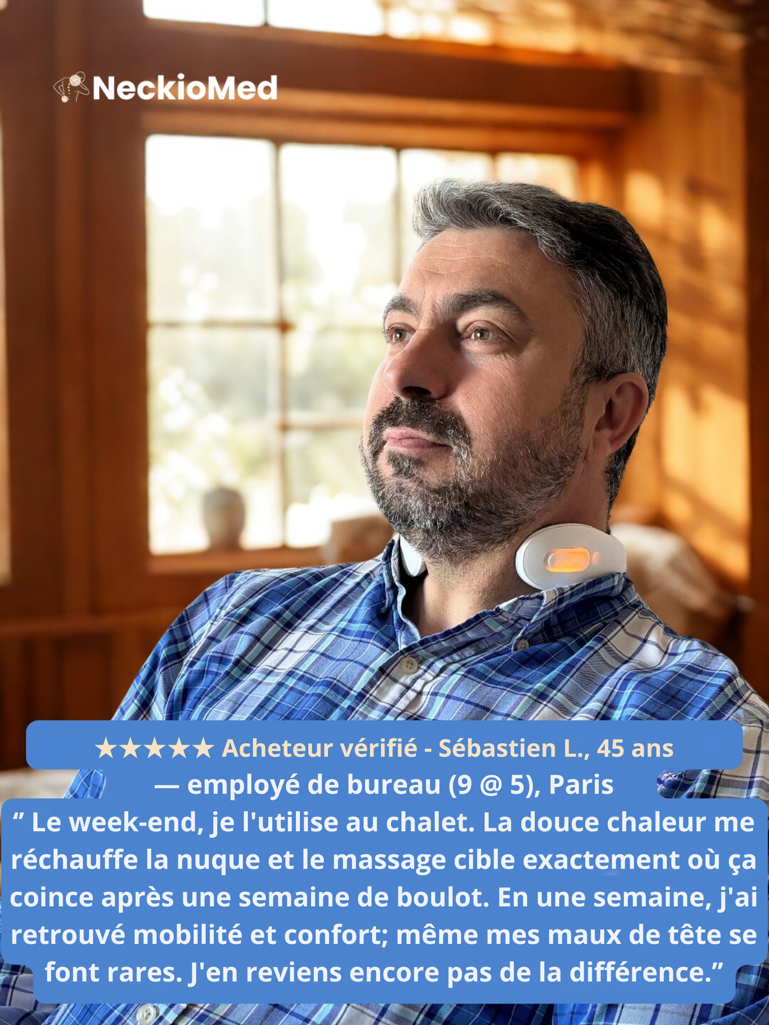 Masseur cervical NeckioMed- Soulagement des douleurs du cou et des épaules